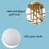 Modern Gold Flush Mount Ceiling Chandelier 9 Light Glass Globe